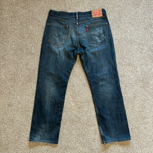Mens Levi’s 514 Denim Jeans, Pre-Worn in very good shape - size W36 X L30 - Picture 5 of 13